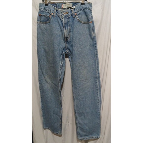 Mens Levi’s 505 regular straight leg jeans size 30x30 Flaw See Pics - Picture 1 of 12